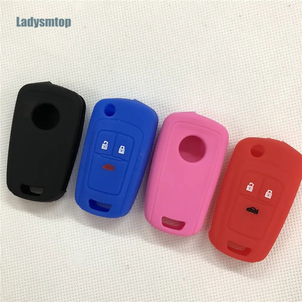 

Ladysmtop Silicone car key cover protector for Buick Regal Lacrosse Encore Excelle /for Opel Astra VAUXHALL MOKKA Zafira