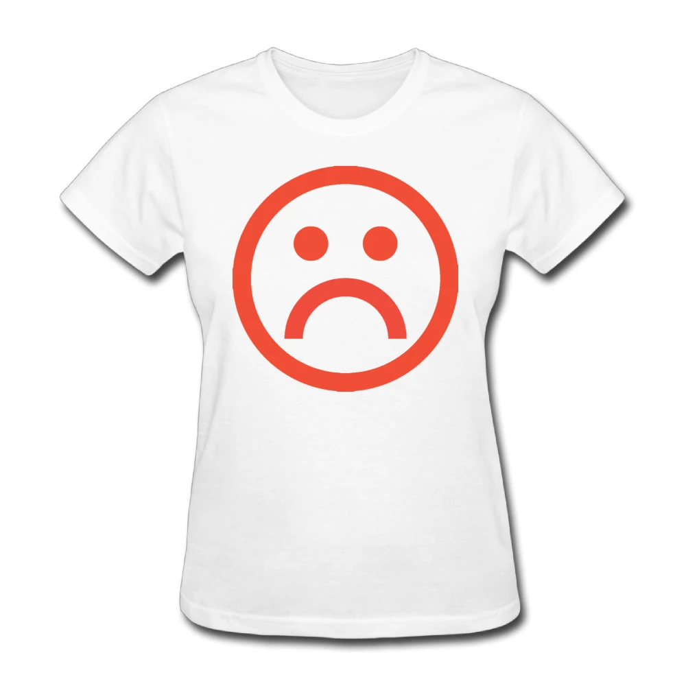 レディース絵文字の悲しみ叫び顔面白い絵文字面ヴィンテージ半袖tシャツコットンホワイト T Shirt Cotton Cotton Whiteshort Sleeve T Shirt Aliexpress