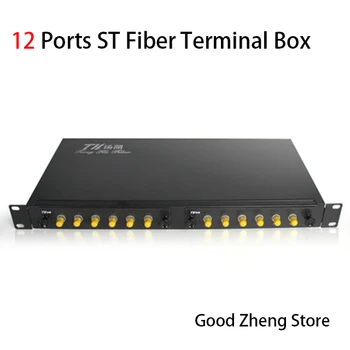 12 Ports ST Rack-Mount Thickening Fiber Optic Box ST Fiber Optic Termination Box Fiber Optic Distribution 1