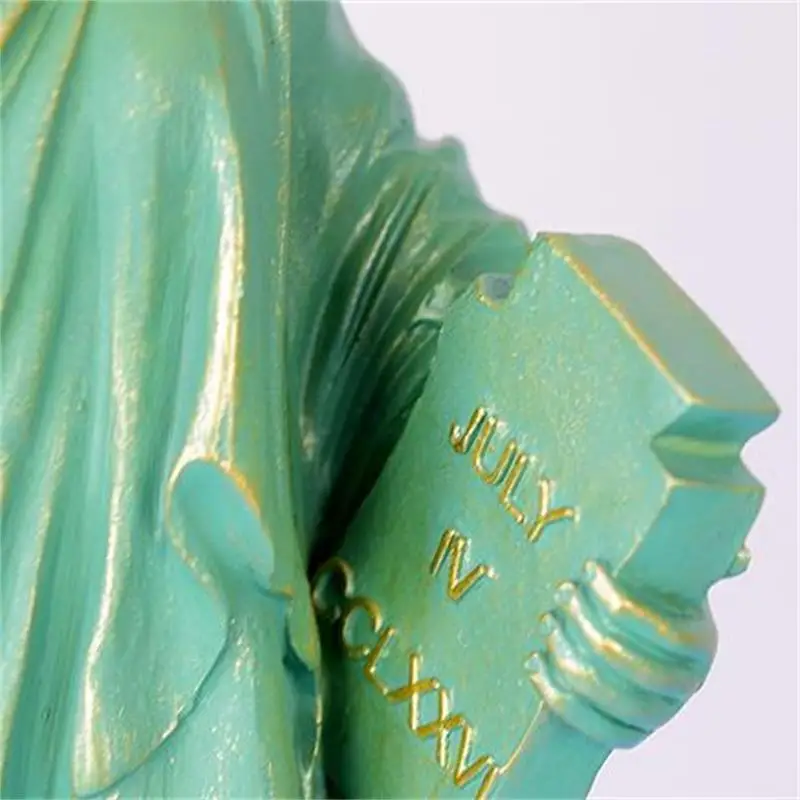 Американский США Нью-Йорк смола статуя свободы Реплика Модель свободная богиня статуэтки домашний стол украшения ремесла скульптура
