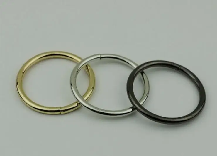 30 pcs /lot Handbags hardware accessories Open circle Connect button the coil Package with 3.8 cm inner diameter | Багаж и сумки