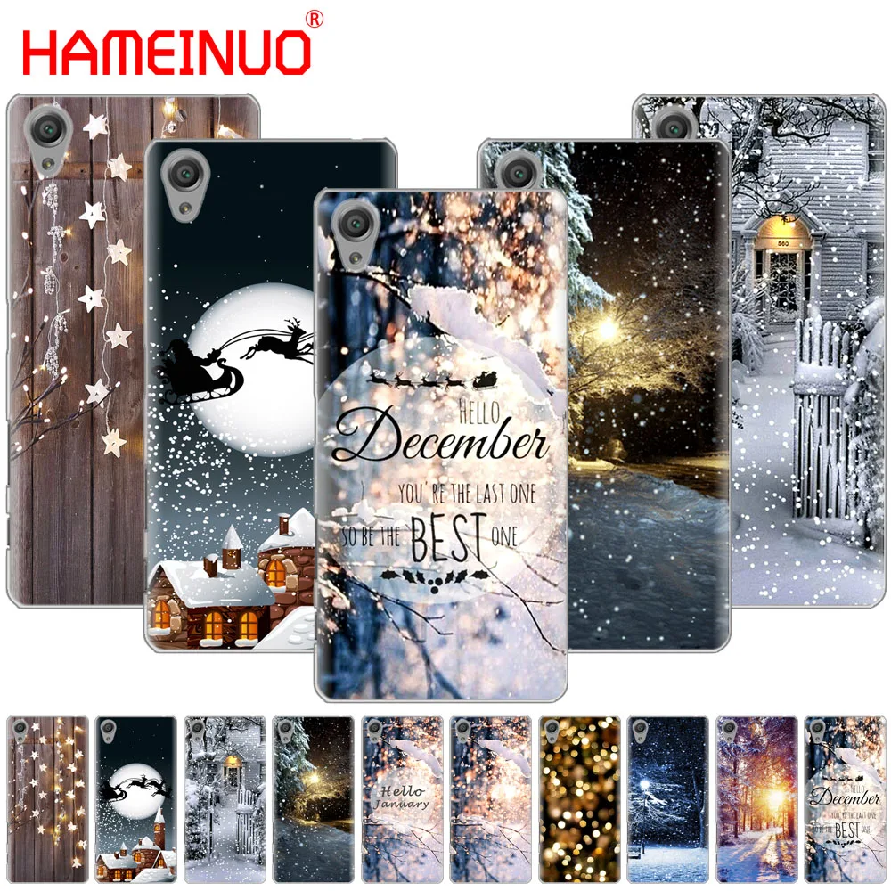 

HAMEINUO Landscape Winter Light Snow Cover phone Case for sony xperia C6 XA1 XA2 XA ULTRA X XP L1 L2 X XZ1 compact XR/XZ PREMIUM