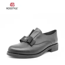 ROSSTYLE Women Shoes Flats Genuine Leather Spring Autumn Woman Loafers Solid Color Butterfly-Knot Fashion Slip-On Woman Shoes P2 ROSSTYLE Women Shoes Flats Genuine Leather Spring Autumn Woman Loafers Solid Color Butterfly-Knot Fashion Slip-On Woman Shoes P2