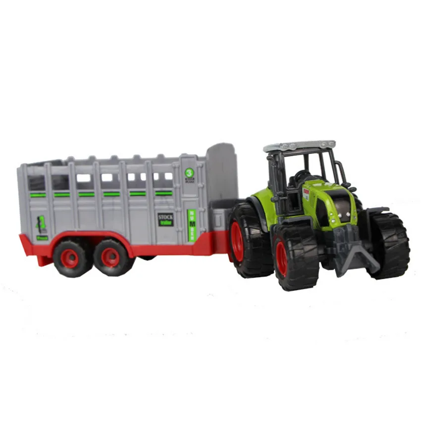 1:32 ABS сельскохозяйственные автомобили-модельная игрушка Зерноуборочные комбайны сельскохозяйственный трактор зернопогрузчик образовательная модель автомобиля игрушки для детей - Цвет: Loder2