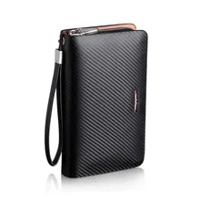 Знаменитые мужские кошельки из воловьей кожи, кошелек из натуральной кожи, сумка из натуральной кожи, Брендовые мужские клатчи Carteira Masculina, большая ВМЕСТИТЕЛЬНОСТЬ