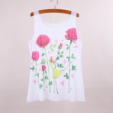 Fantacy танцующая девушка Цветочная фея, Новинка летние платья новая ткань топы для девочек футболки печать Танки