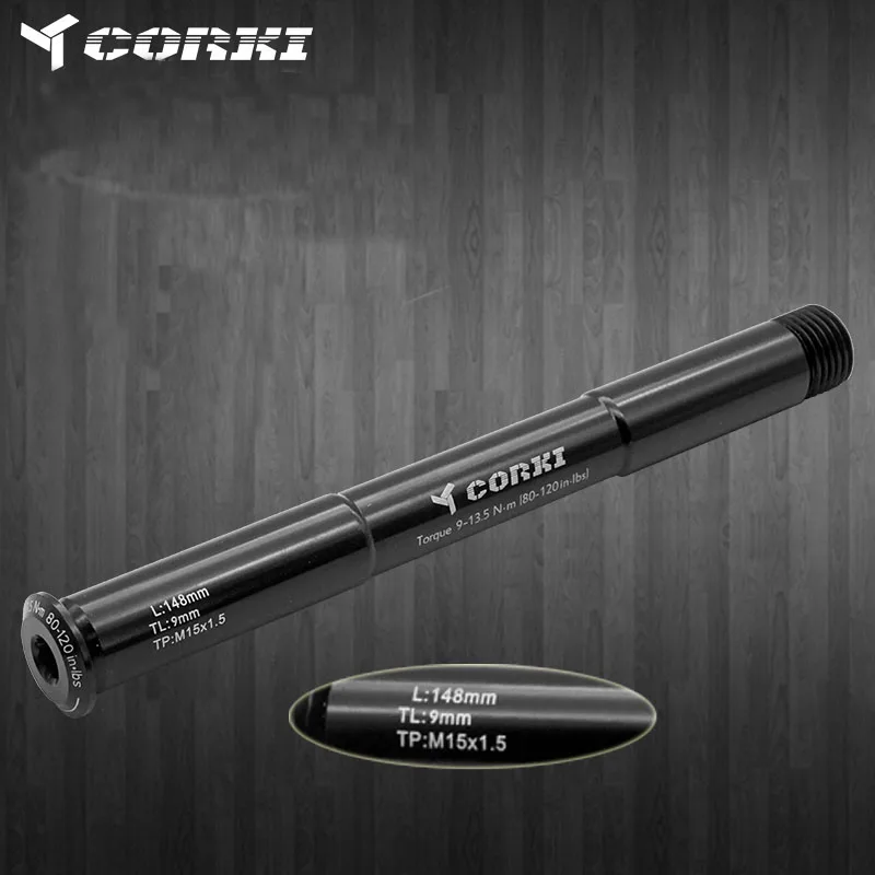 Mountain Bike Bicycle Front Hubs Tube Shaft for ROCK SHOX 100*15 fork Thru Axle Lever Bicycle Accessories 35g