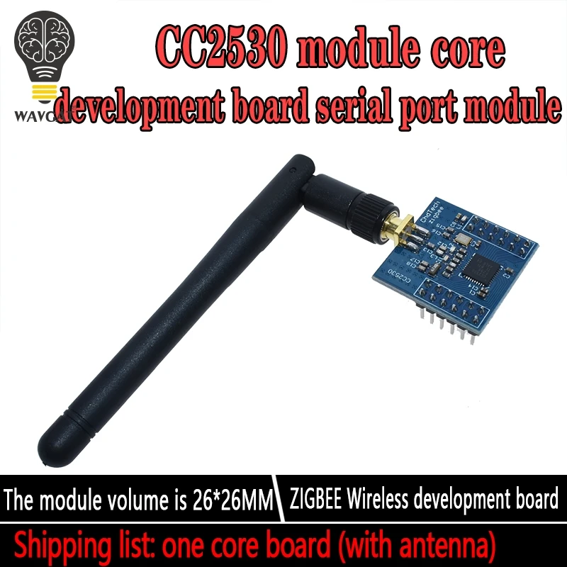 New CC2530 ZigBee Wireless Module Uart PWM Output GPIO 8CH ADC Mini Size 