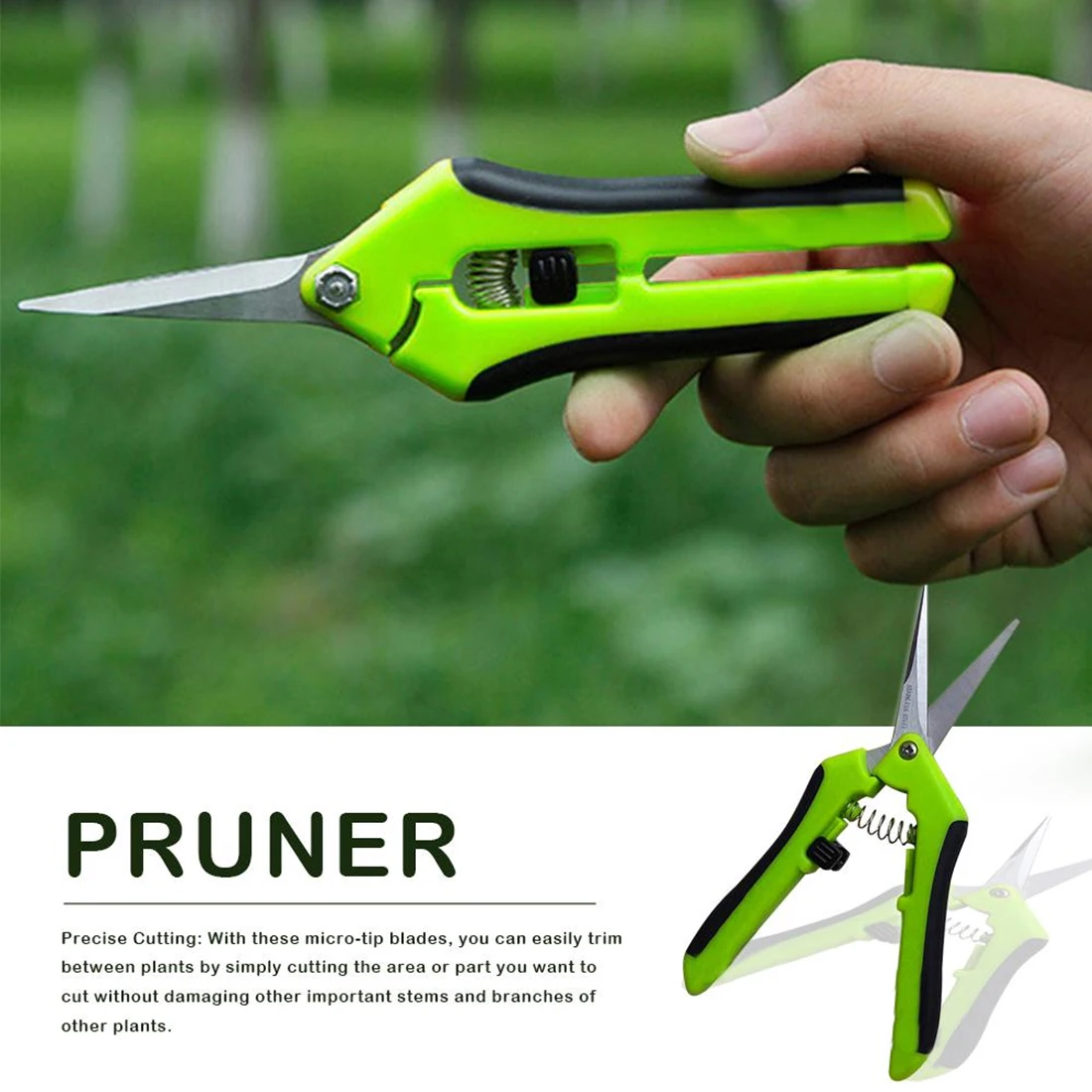 Unlocking Tools Stainless Steel Fruit Picking Scissors Household Potted Trim Weed Branches Small Scissors Gardening Tools