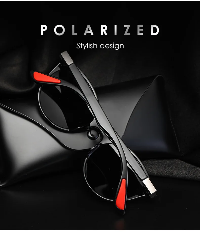 Длинные поляризационные солнцезащитные очки для мужчин и женщин, классические ретро очки с заклепками, овальная оправа, линзы, очки, очки для вождения, модные, УФ