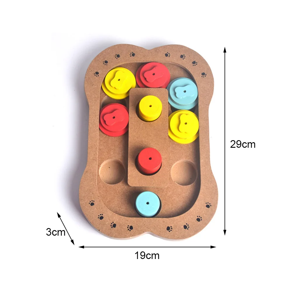 Натуральная пищевая обработанная деревянная форма в форме лапы для домашних животных, собак, кошек, IQ Обучающие игрушки, обучающая игра в форме лапы, головоломка, игрушка для игр