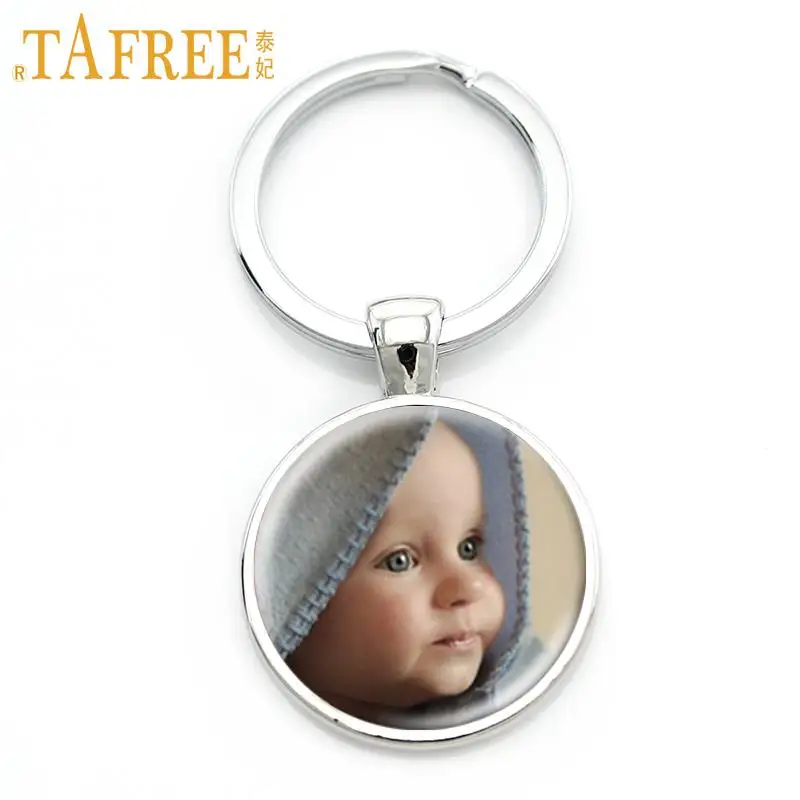 

JOINBEAUTY Personalized Custom Keychain Photo Of Your Mum Dad Baby Children Grandpa Parents Custom designed Photo Jewelry NA01