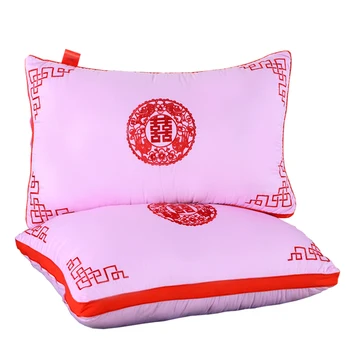 

specialty of China 48*74cm Antibacterial anti mite feather velvet stereo pillow / cotton pillow / cushion / can wash the pillow