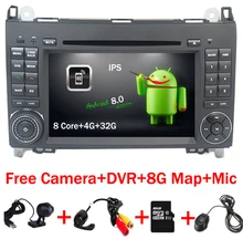 7 «1024*600 Android 8,0 dvd-плеер автомобиля для Mercedes/Benz Sprinter 2500 3000 Vito Viano W169 w245 W469 W906 gps A9 4 ядра Wi-Fi