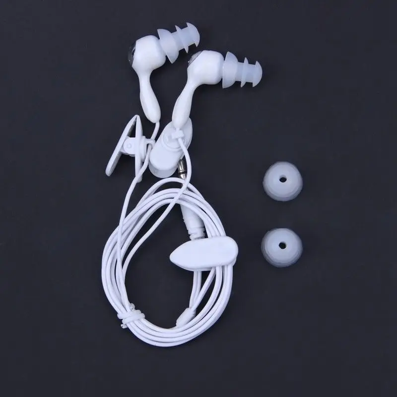 

SCLS New Hot Waterproof Headphone Earphone for for MP3 MP4 Underwater White Swimming & Water Sports