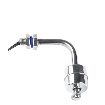 

90 Degree Elbow Stainless Steel 304 Float Switch Liquid Water Level Sensor Miniature Internal Side Mount Float Switch 110V 220V