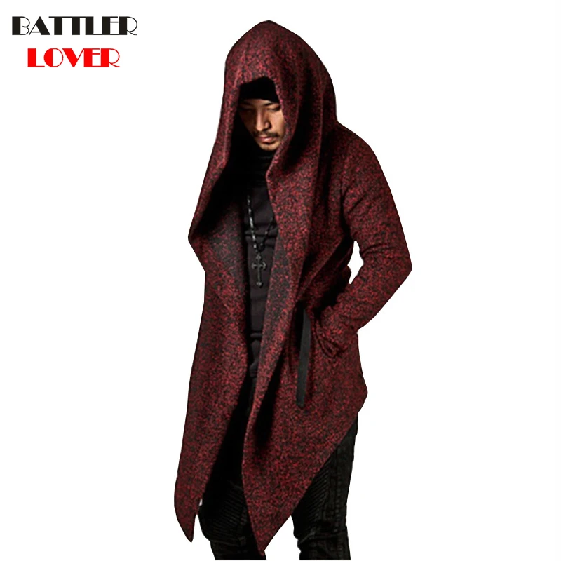 2018 New Cardigan Hoodies Men Autumn Hooded Hoodies Mens Long Sweatshirts Hip Hops Males Casual Brand Hombre Boys Hoody Jacket