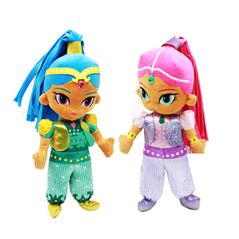 shimmer and shine plush dolls
