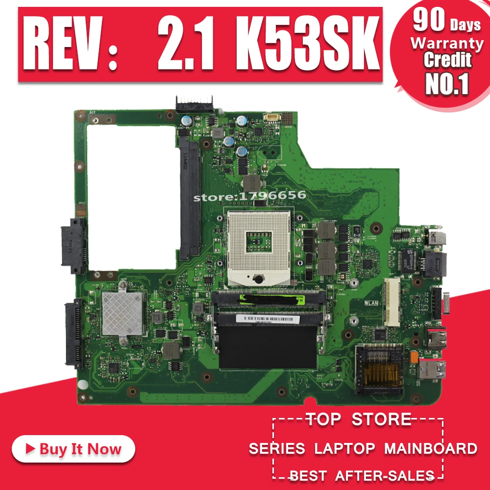 Материнская плата для ноутбука For Asus K53SK материнская REV2.1 100% тестирование|motherboard for