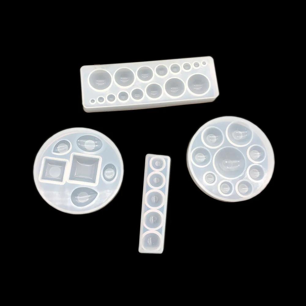 

1pcs Crystal Glue Round Cabochon Circle Pendant Jewelry Mold Silicone Mould Handmade Dome Craft DIY Epoxy Resin Jewelry Tool