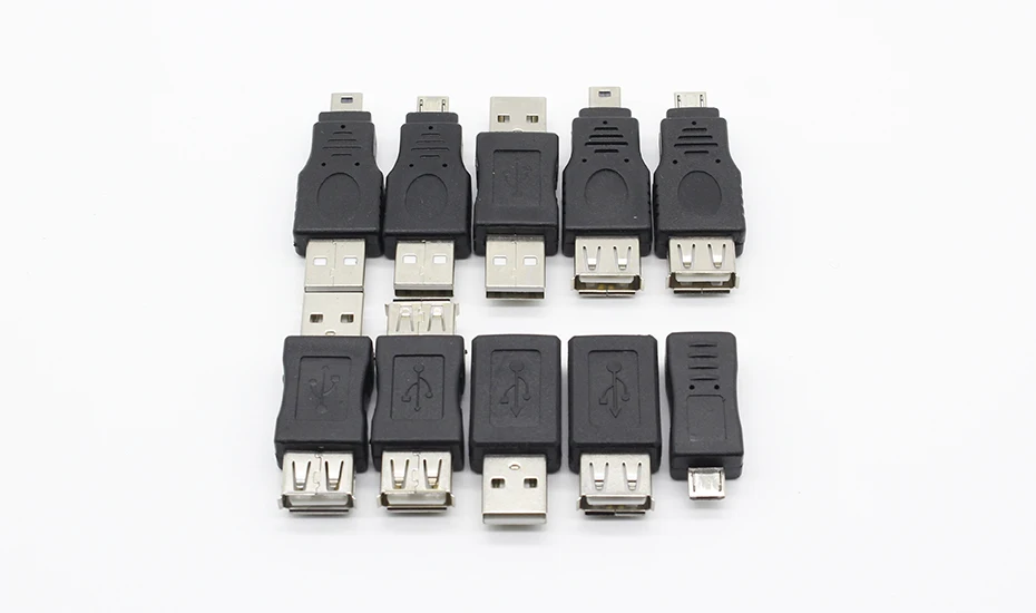 10 шт. OTG 5pin F/M Mini Changer адаптер конвертер USB мужчин и женщин Micro USB адаптер USB гаджеты