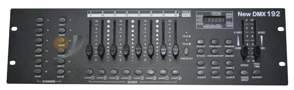 New 192 DMX controller, for stage lighting 512 dmx console DJ controller equipment Free shipping New 192 DMX controller, for stage lighting 512 dmx console DJ controller equipment Free shipping