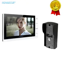 HOMSECUR RU магазин 9 "телефон видео домофон системы ИК камера ночное видение ЖК дисплей TC031 + TM901
