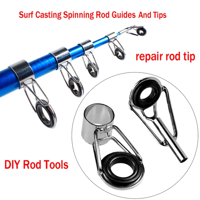 Telescopic Fishing Rod Guide Tip Repair Kit  Surf Telescopic Fishing Rods  - Fishing Rods - Aliexpress
