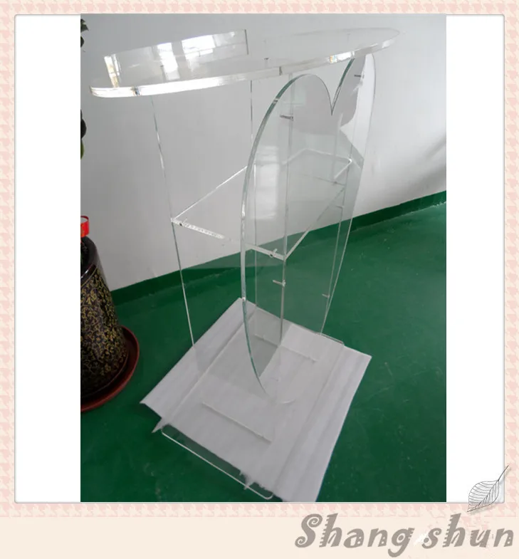 Прозрачная высококачественная акриловая подставка для церкви с сердечками, подиумная подставка для церкви, подставка для колонок, распрод...