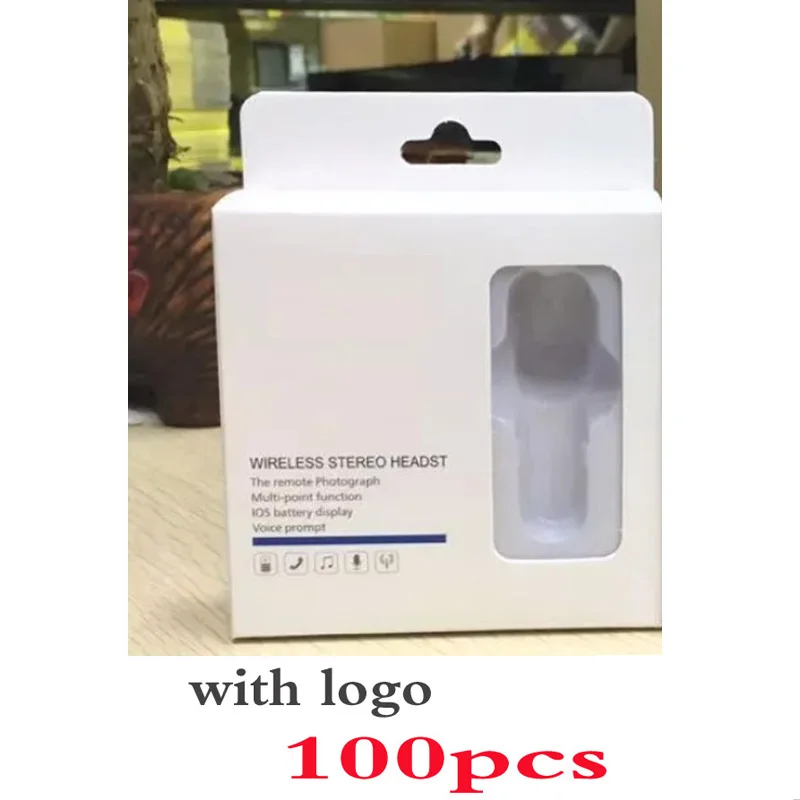100 шт оптом наушники-вкладыши - Цвет: 100 pcs Box