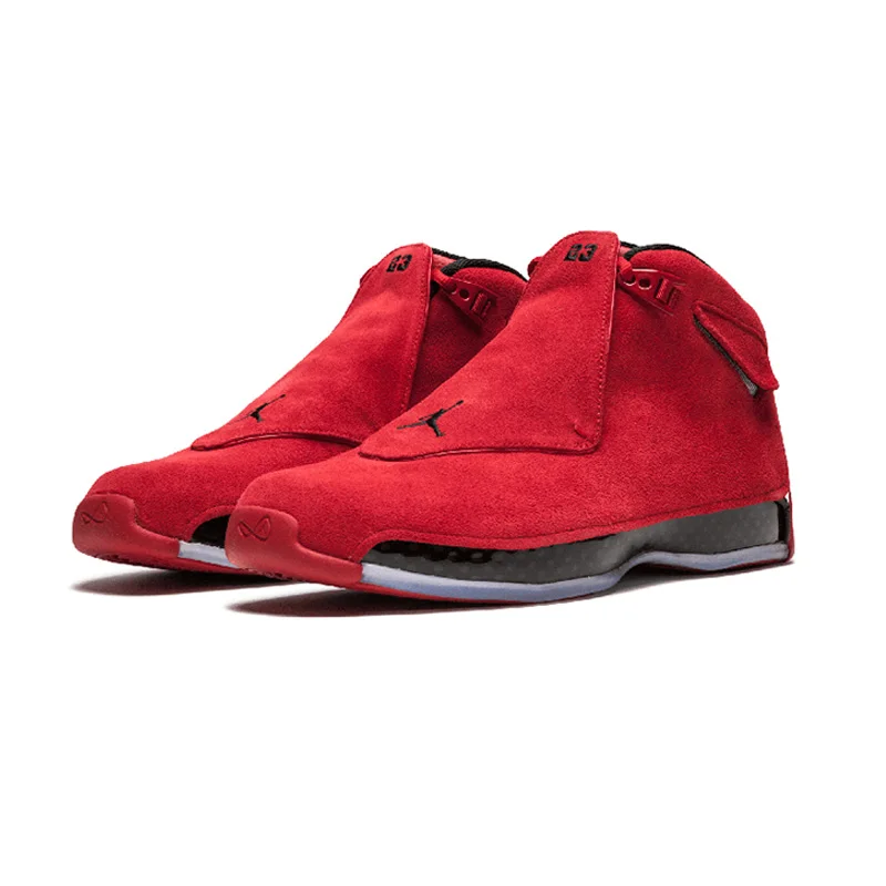 

Jordan Retro 18 XVIII Men basketball shoes Gym Red Defining Moments Toro Outdoor Sport Sneaker New Arrival