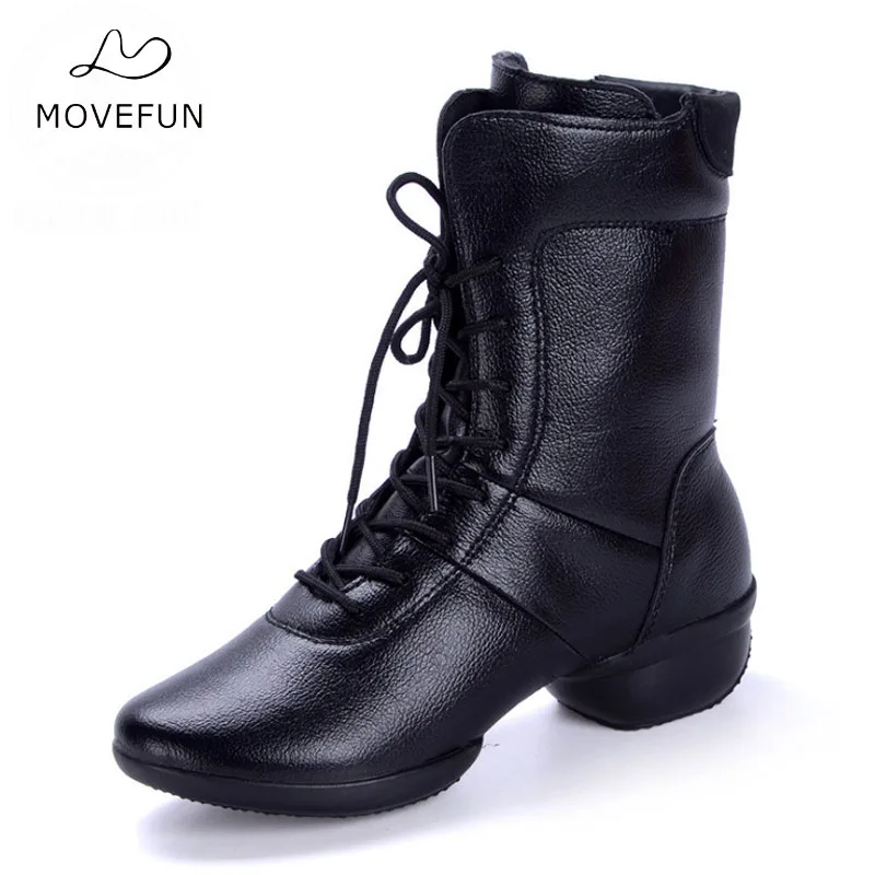 MoveFun/Новейшая брендовая танцевальная обувь для женщин современные ботинки