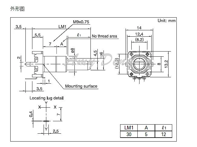 20 шт./лот Японии EC12E2460802 кодер 12 posioning импульса 25 мм длинной оси