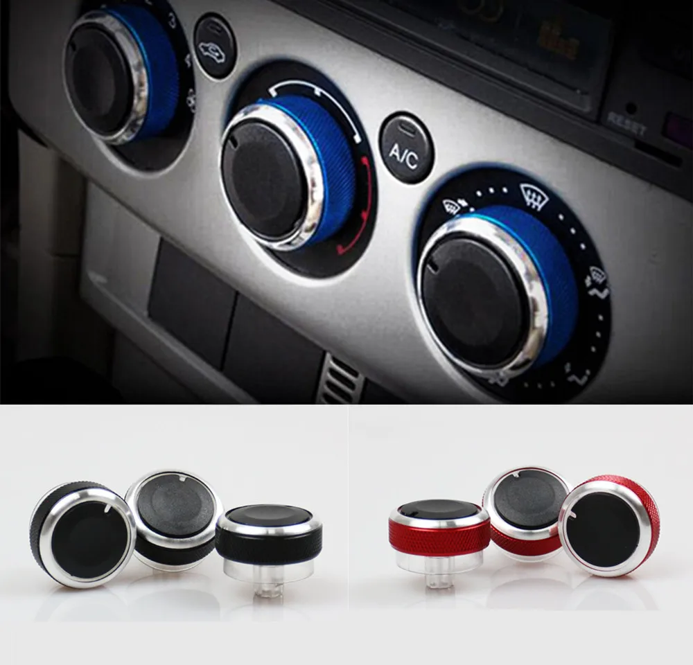 

3PCS Air Conditioning Heat Control Switch Knob AC Knob For Ford Focus 2 MK2 Focus 3 MK3 Mondeo Car Accessories