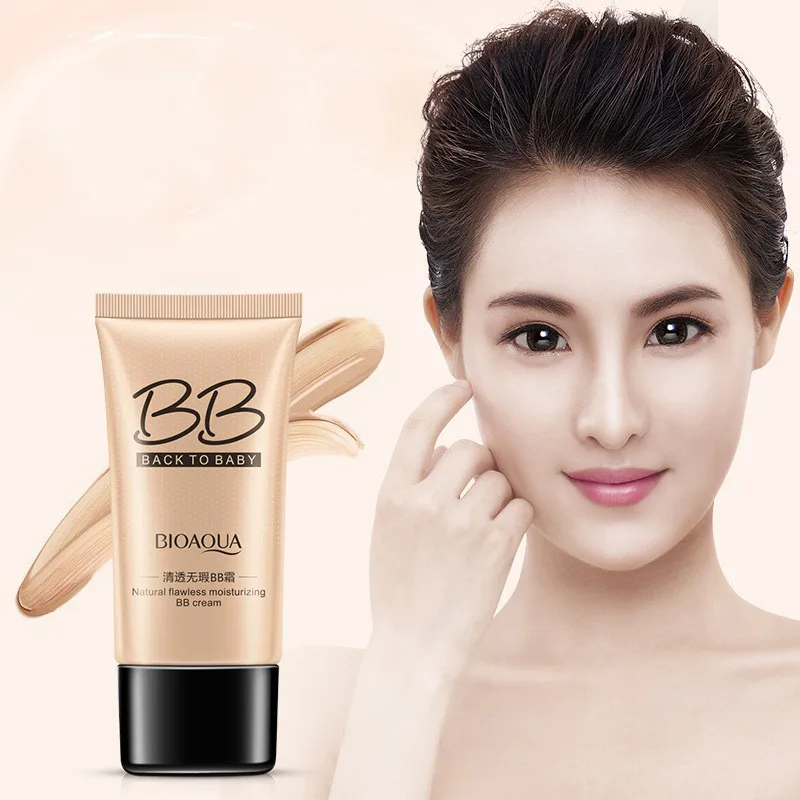 Beli BIOAQUA Sempurna BB Cream Pemutih Alami Pelembab Concealer Nude Foundation Makeup Wajah Kecantikan