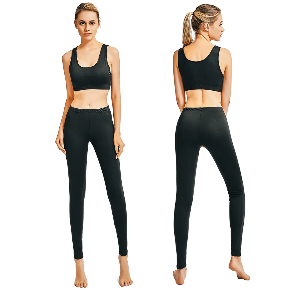 Women Yoga Sports Bra Leggings Suit Fitness Workout Gym