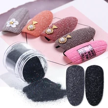 1 шт. погружение мощность ногтей Блестки Черный белый пигмент хлопья голографическая блестка сахар Dip порошок массивные аксессуары для ногтей BEMN