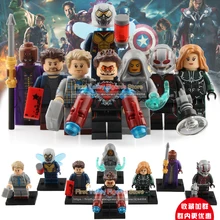 DR. TONG 80 шт./лот Marvel мстители Супер Герои муравьица ОСА Железный человек барон Земо строительные блоки детский подарок кирпичи игрушки X0197