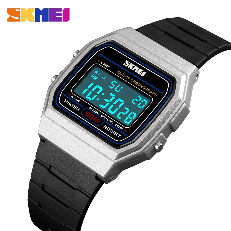 

SKMEI Fashion Sports Couple Watches Women Digital Watch Waterproof Display Date Week Female Wristwatch Relogio Feminino