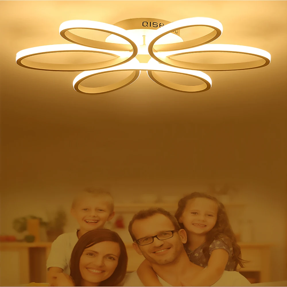 

FULOC New modern led chandelier for living room bedroom dining room aluminum body Indoor home chandelier lamp lighting fixture