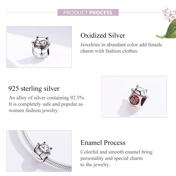 Ослепительный прозрачный CZ животных серии Шарм подходит Пандора браслет бусины женские ювелирные изделия стерлингового серебра 925 пробы