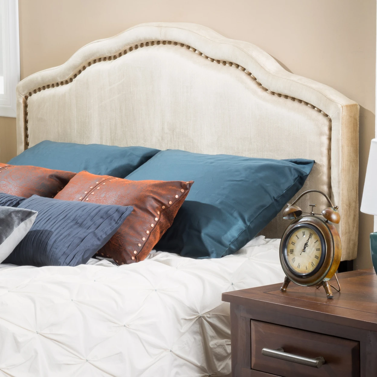 

Wimbley Crown Design Queen Size Headboard