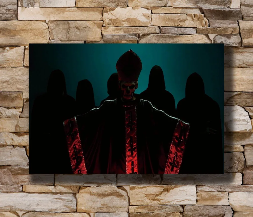 N2505 призрак BC Rock Band музыкальный Звездный Heavy Metal маска 8x12 20x30 24x36 настенный