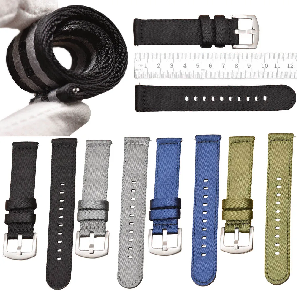 

22MM Universal Strap for Samsung Gear S3 Band Frontier/Classic Nylon Bracelet for Galaxy Watch 46mm Quick Release Wrist Belt