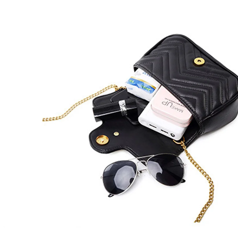 

Fashion chains Women crossbody bags luxury brand handbags small women bag designer Leather Messenger Shoulder Bag for women 2019