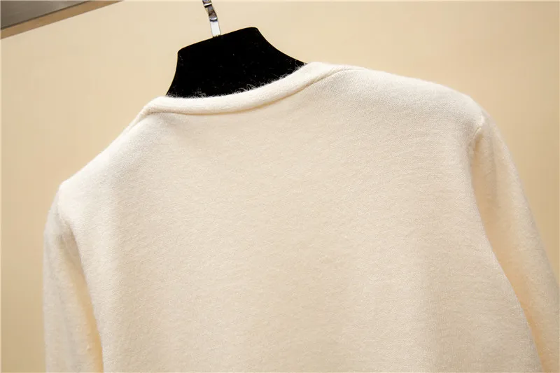 2018 New Fashion Spring Autumn Women Cardigan Sweaters Long sleeve Single-breasted V-neck stitching Solid Knitted Top Clothing (16)