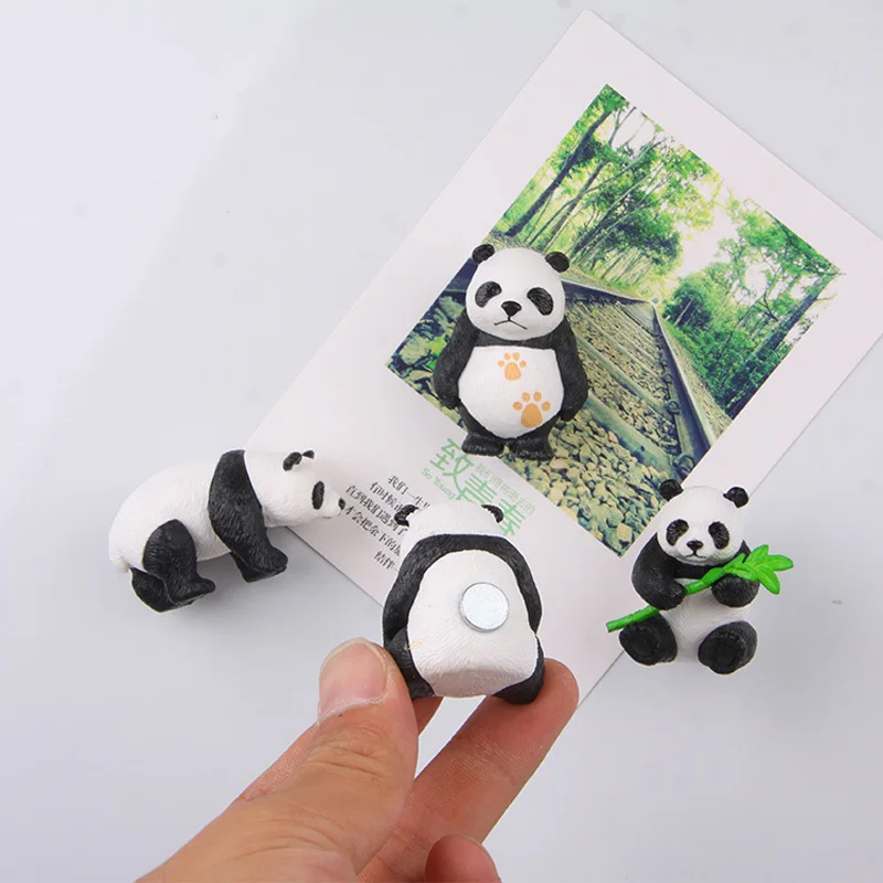8 шт милые панды магниты для холодильника стикер игрушка холодильник украшение