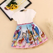 BRWCF Girls Dresses 2017 Brand Autumn&Winter Snow White Princess Dress Kids Clothes Print Design for Baby Girls Clothes 2-8Y BRWCF Girls Dresses 2017 Brand Autumn&Winter Snow White Princess Dress Kids Clothes Print Design for Baby Girls Clothes 2-8Y