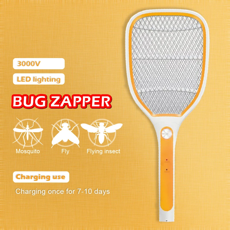 

Charging Electronic Mosquito Killer LED Lamp light fly swatter insect Bug Zapper Pest Control Multi-layer Safety protection