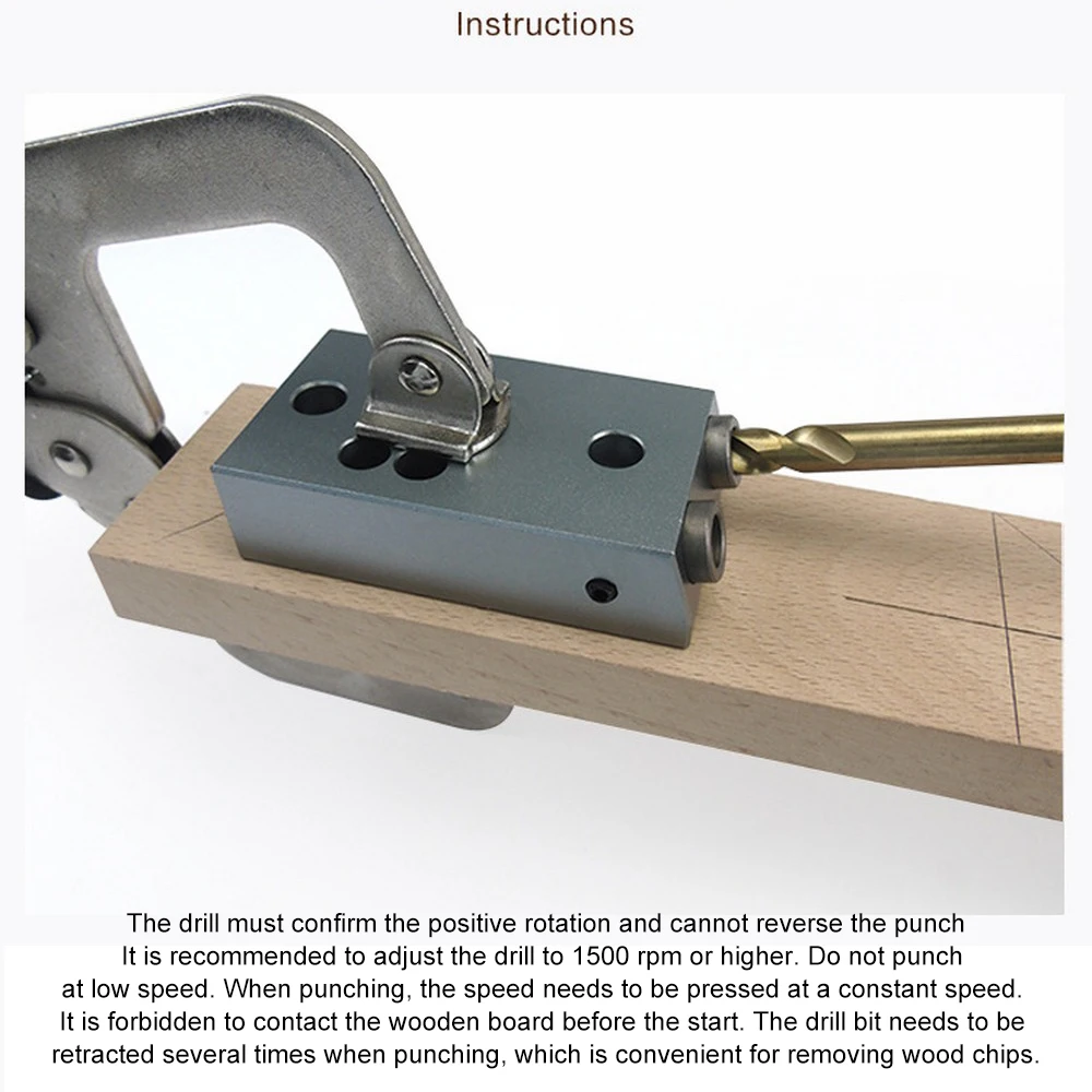 Деревообработка карман отверстие зажимный элемент с 9,5 мм 3/8 "шаг сверла для деревянный дюбель столярных комплект для сверления закрутка Plug